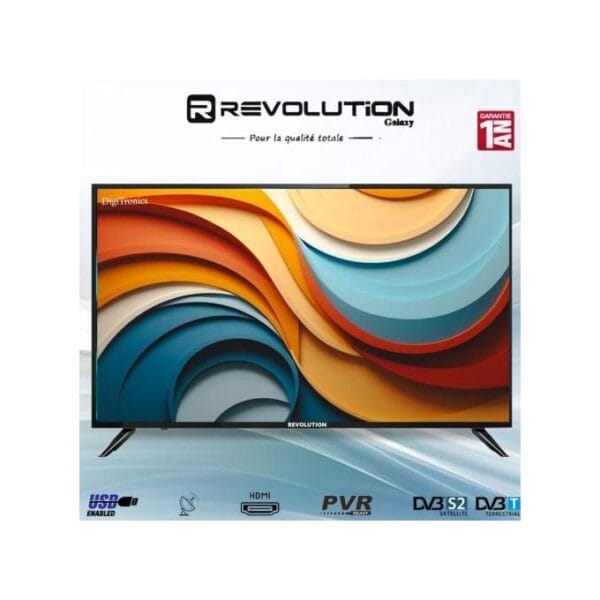 Revolution 32" LED FrameLess Design - Récepteur intégré et TNT - Noir - Image 2