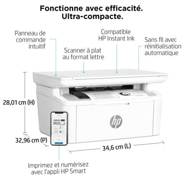 Imprimante Multifonction Laser Monochrome HP LaserJet M141w - Image 4