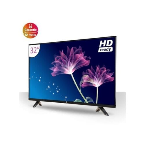 Revolution 32" LED FrameLess Design - Récepteur intégré et TNT - Noir