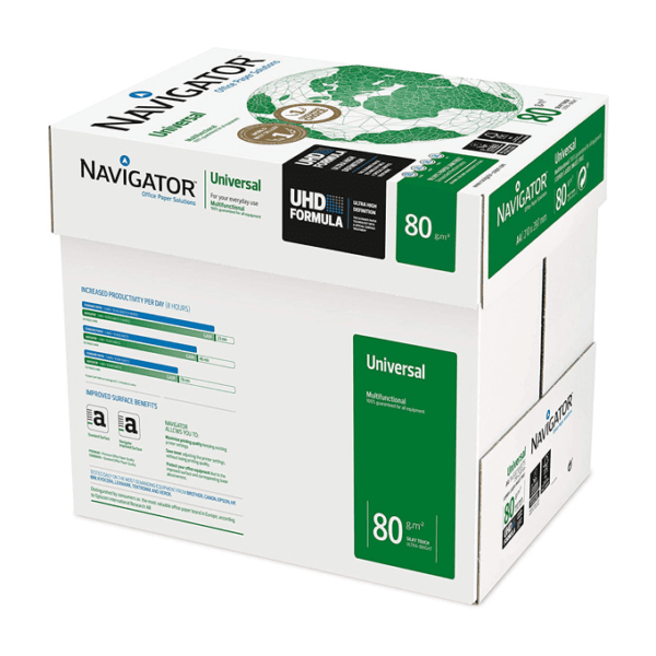Papier A4 Blanc Navigator Universal - Ramette de 80g / 500 Feuilles - Image 3
